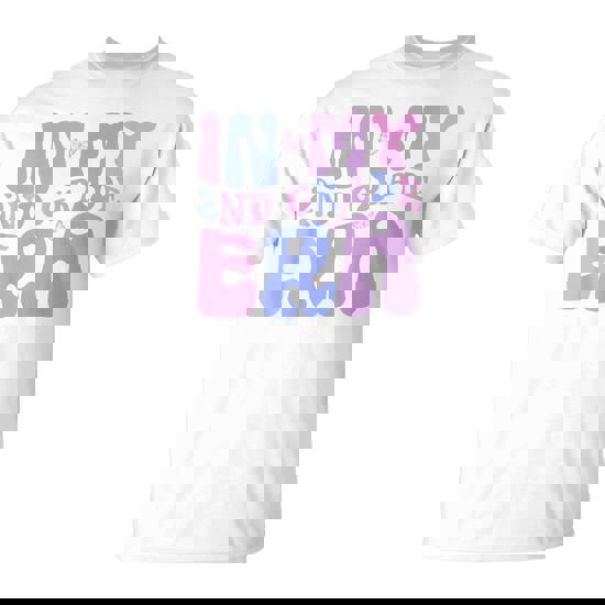 In My Second 2Nd Grade Era Cute Second Grade Girls Teacher T-Shirt