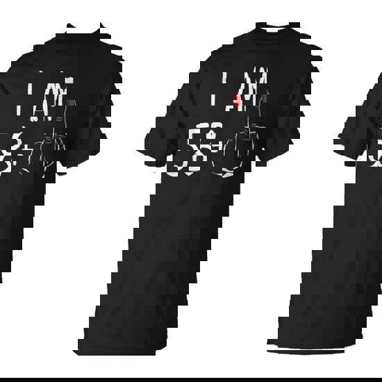 I Am 58 Plus 1 Middle Finger For A 59Th Birthday For Women T-Shirt