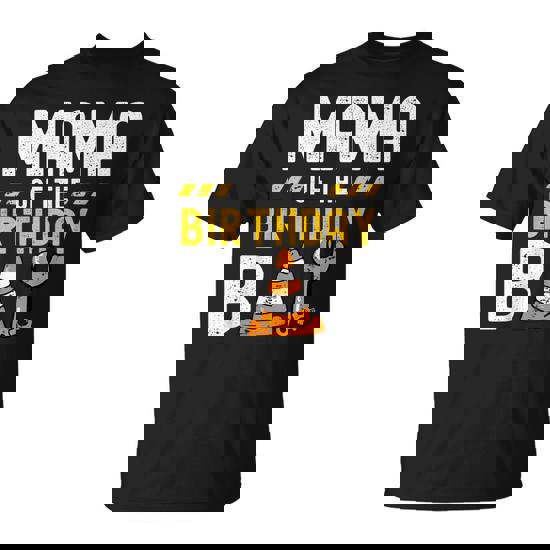 Mama Of The Birthday Boy Construction Worker Birthday Party T-Shirt