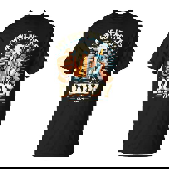 My First Father's Day As A Daddy Black Dad Black Father T-Shirt