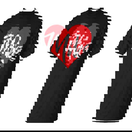 I Love Mika First Name I Heart Named T-Shirt