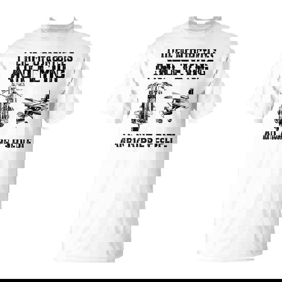 I Like Motorcycles And Flying And Maybe 3 People Saying T-Shirt