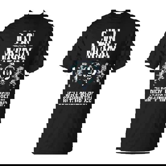 Mackay Clan Scottish Name Coat Of Arms Tartan Family Party T-Shirt