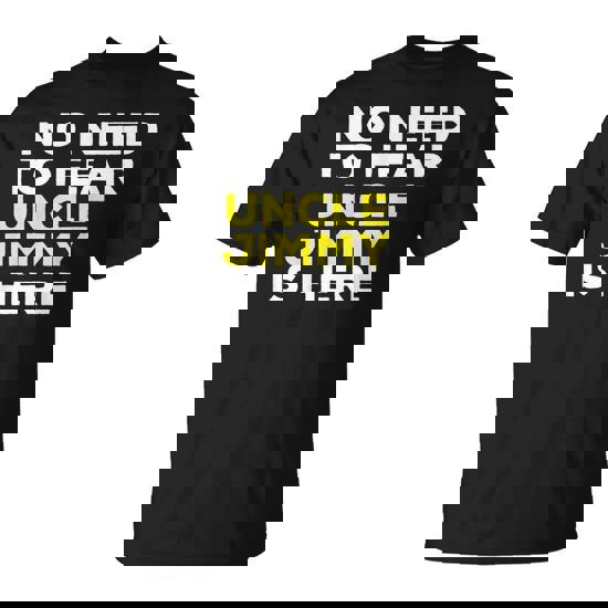 Jimmy Uncle Family Graphic Name T-Shirt