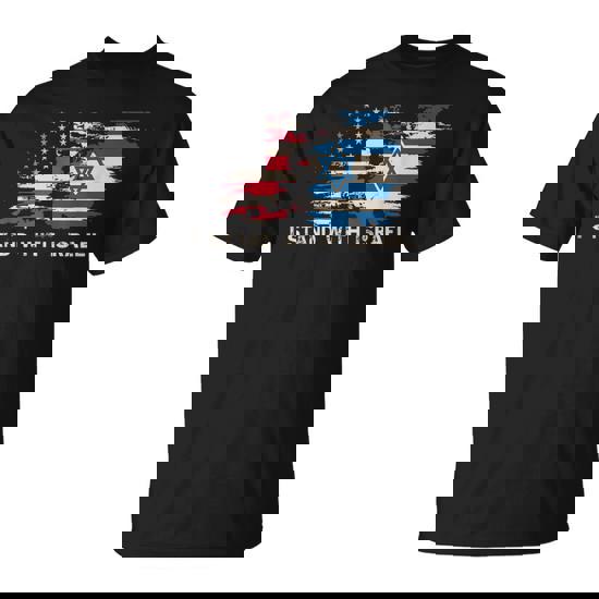 Israeli Flag Jewish Star Of David I Stand With Israel T-Shirt