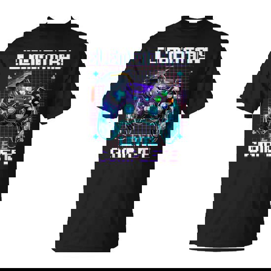 Last Day Of Elementary Level Complete Graduation Him Boys T-Shirt