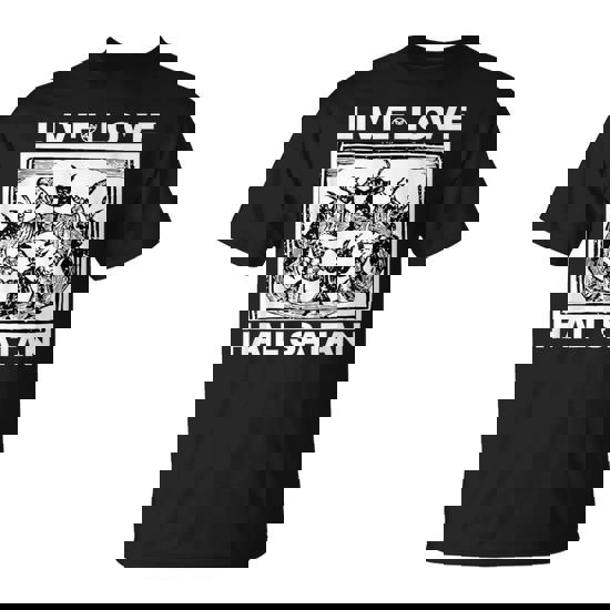 Live Love Hail Satan Pentagram T-Shirt