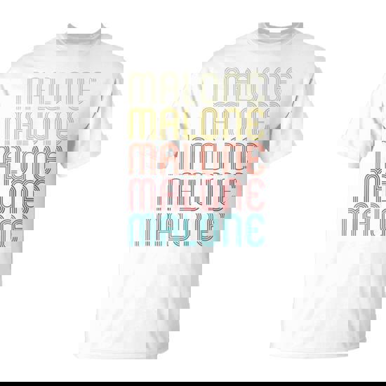 Malone Retro Vintage Style Name T-Shirt