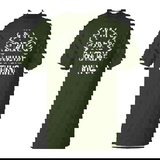 I'm Dave Doing Dave Things Lazy Christmas T-Shirt