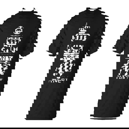 Keep Calm And Let Alfie Handle It Name T-Shirt