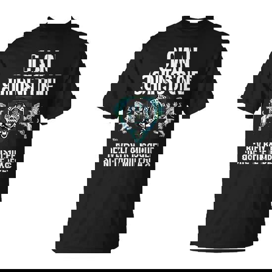 Johnstone Clan Scottish Name Coat Of Arms Tartan Family T-Shirt