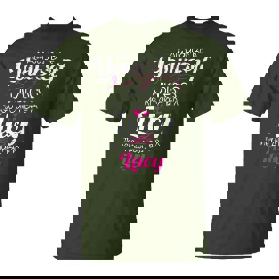 Lucy Name Personalized Christmas Present Her T-Shirt