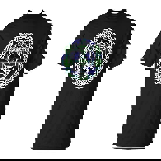 Lamont Surname Last Name Scottish Clan Tartan Badge Crest T-Shirt