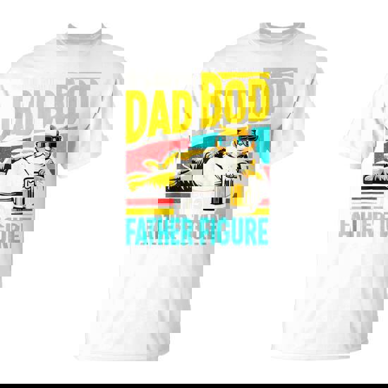 It's Not A Dad Bod It's A Father Figure Cat Dad Father's Day T-Shirt