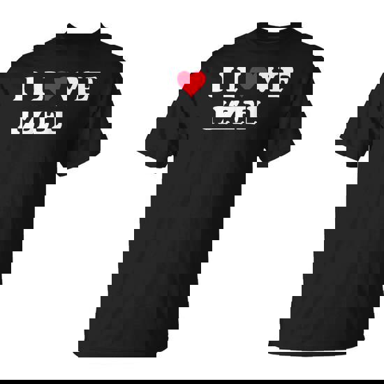 I Love Izel Matching Girlfriend & Boyfriend Izel Name T-Shirt