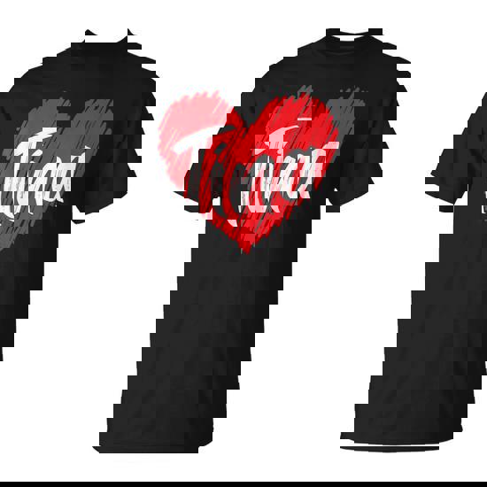 I Love Tina Heart Personalized Name Tina T-Shirt