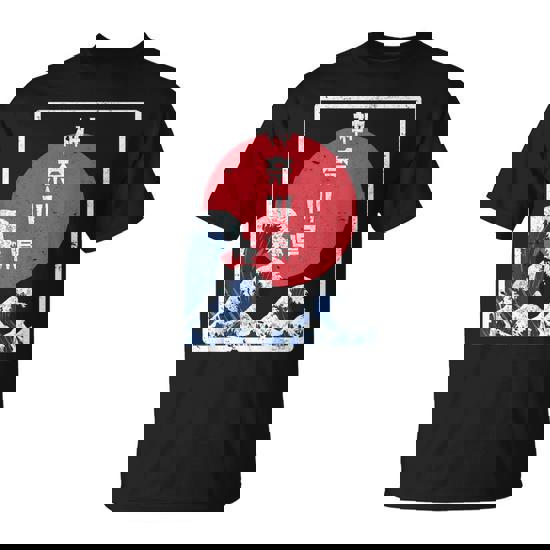 Japanese Retro Style Kanagawa The Great Wave T-Shirt