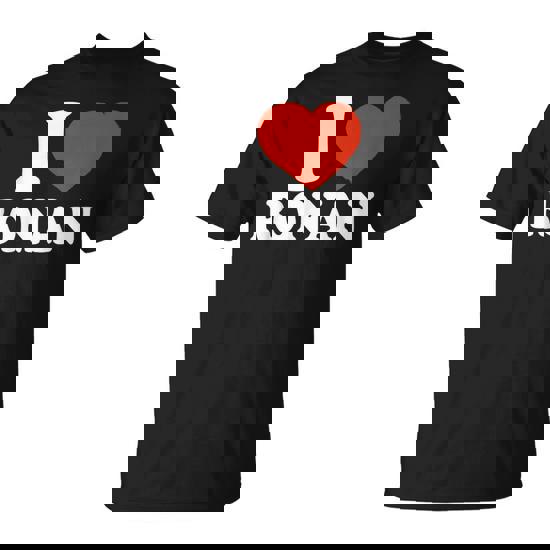 I Love Ronan I Heart Ronan Red Heart Valentine T-Shirt