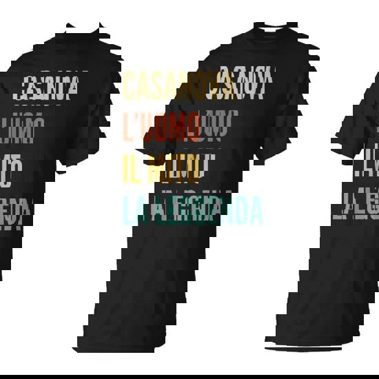 Italian First Name Casanova T-Shirt