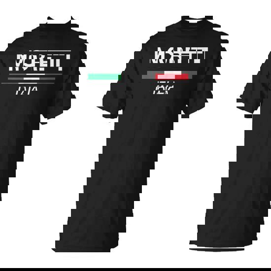 Moretti Italian Name Italy Flag Italia Family Surname T-Shirt