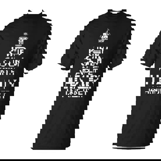 Keep Calm And Let Healey Handle It Custom Name T-Shirt