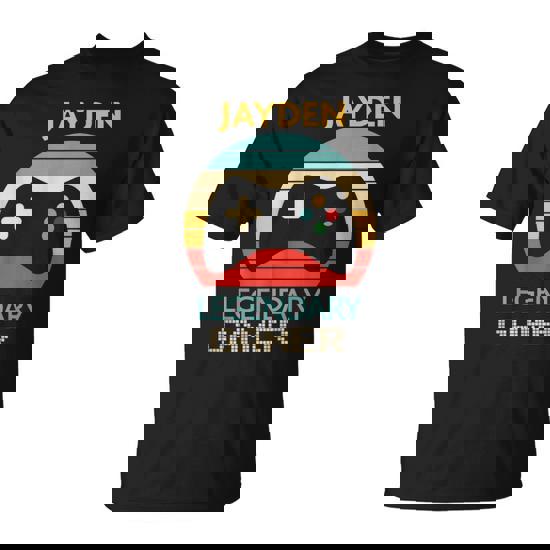 Jayden Name Personalised Legendary Gamer T-Shirt