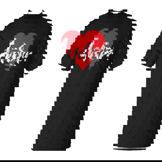 I Love Andrea First Name I Heart Named T-Shirt