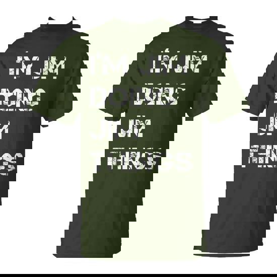 I'm Jim Doing Jim Things Christmas T-Shirt