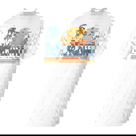 Maui Hawaii Vintage Surf Beach Surfing 70'S Retro Hawaiian T-Shirt