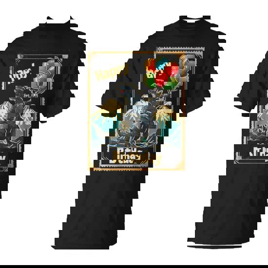 Kaiju Birthday Party Manga Japanese Monster Movie Theme T-Shirt