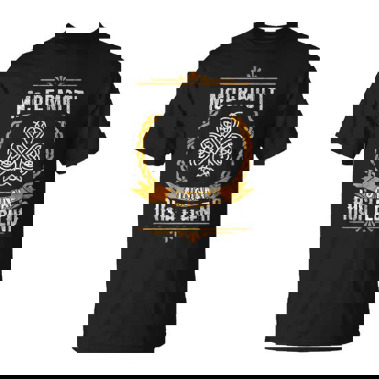 Mcdermott Irish Name Vintage Ireland Family Surname T-Shirt