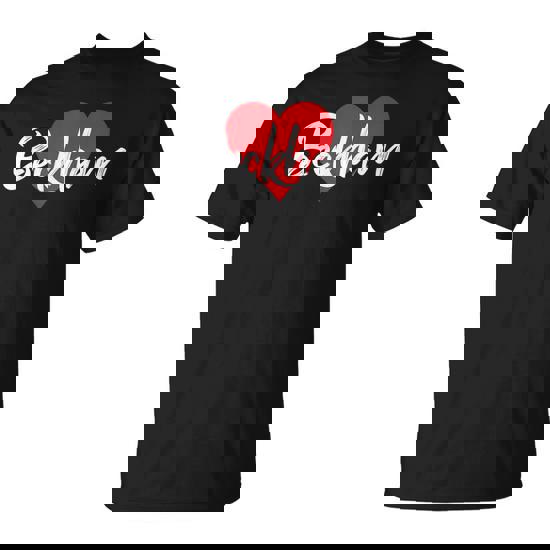 I Love Beckham First Name I Heart Named T-Shirt