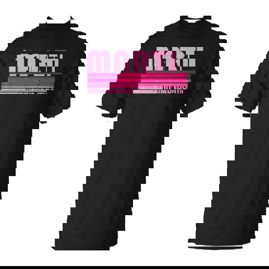 Marti Name Personalized Retro Vintage 80S 90S Birthday T-Shirt