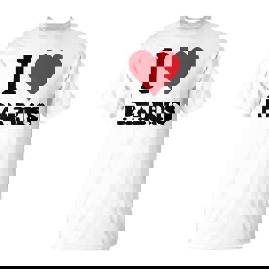 I Heart Paris First Name I Love Personalized Stuff T-Shirt