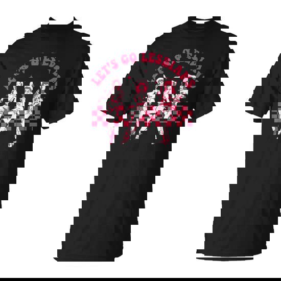 Let's Go Lesbians Subtle Lesbian Live Laugh Lesbian Lgbtq T-Shirt