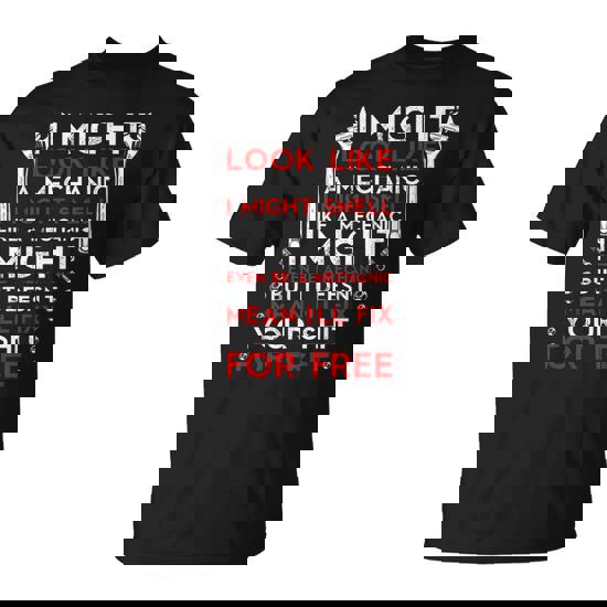 I Might Look Like A Mechanic Car Mechanic T-Shirt