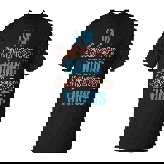 I'm Salmon Doing Salmon Things Fun Personalized Name Salmon T-Shirt