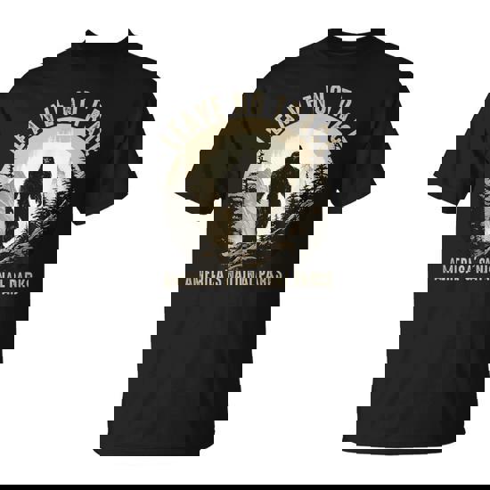 Leave No Trace America National Parks Sasquatch T-Shirt