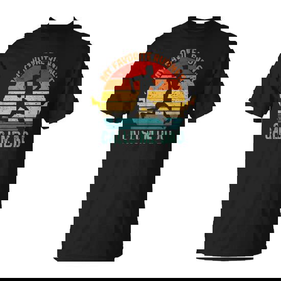 My Favorite Runner Calls Me Dad Runnig Father's Day For Men T-Shirt