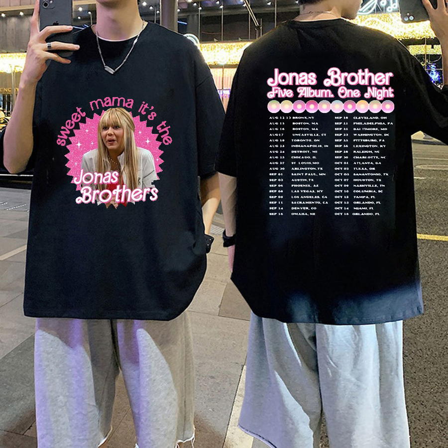 Sweet Mama Its The Jonas Brothers Shirt Five Albums One Night Tour ShirtJonas Brothers Tour Shirt, Premium Shirt