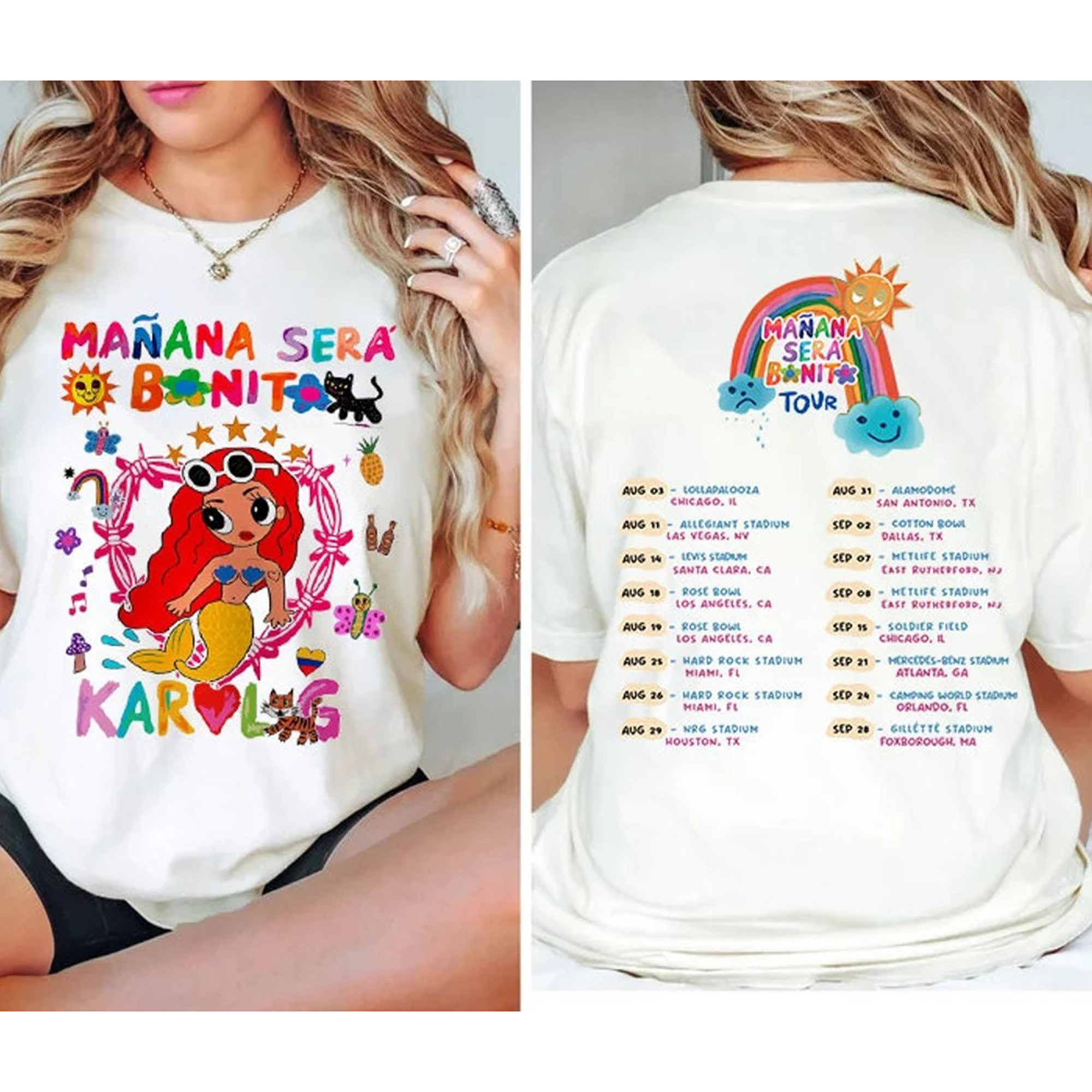 Karol G Tour Shirt Manana Sera Bonito Tour Shirt, Premium Shirt,Classic Style T-Shirt