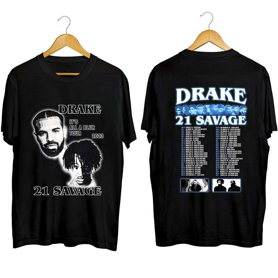 Vintage Drake 21 Savage Tour Rescheduled Shirt Drake Its All A Blur Tour Shirt Drake 21 Savage Tour, Premium Shirt
