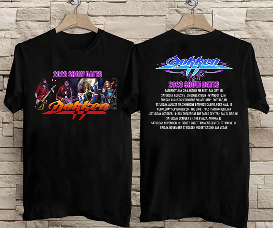 Dokken Tour Tshirt Dokken Show Dates Tshirt Dokken Shirt, Premium Shirt,Classic Style T-Shirt