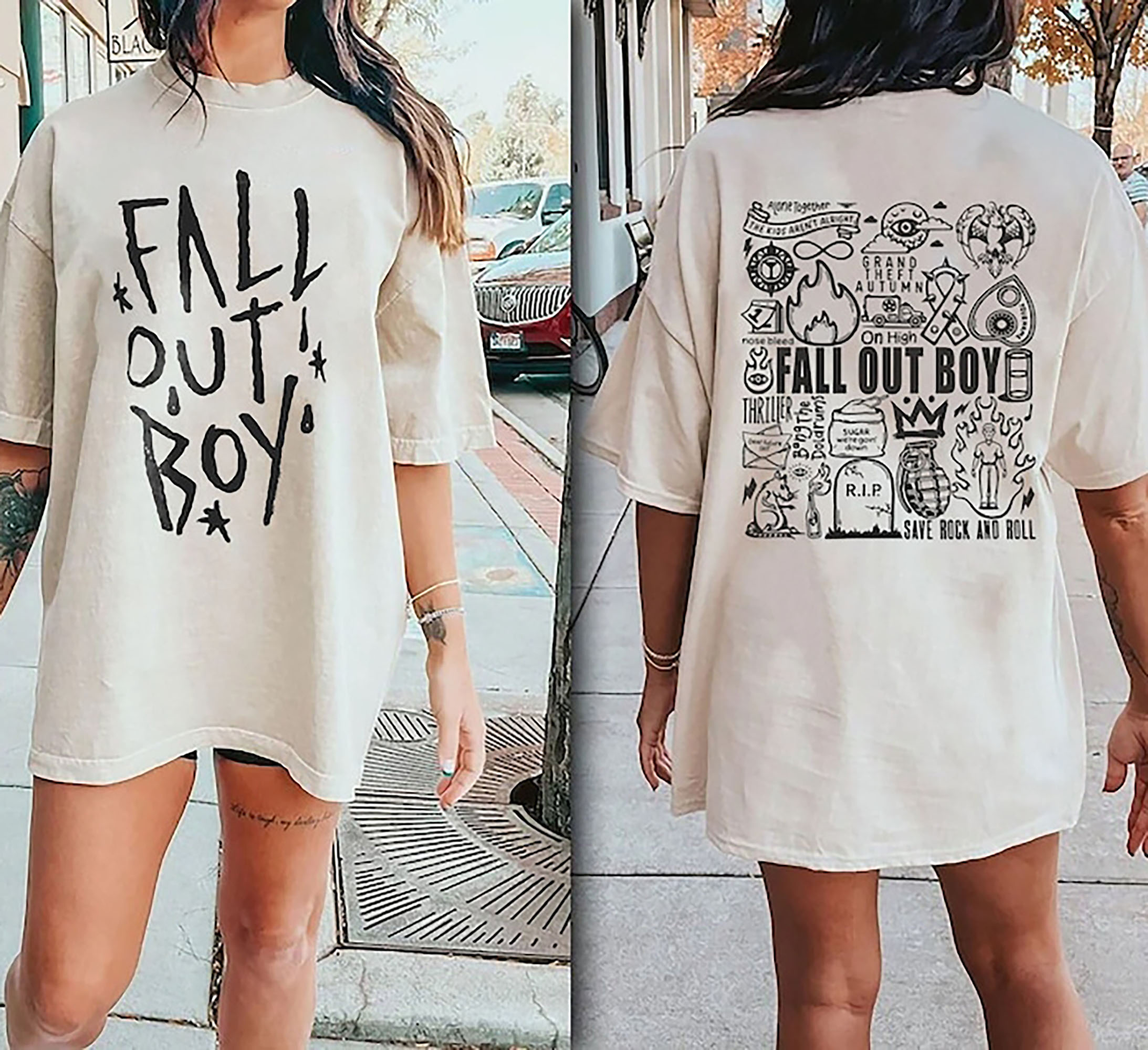 New Jonas Brothers Shirt, Jonas Brothers Five Albums One Night Tour 2024 Concert Unisex T-Shirt Cotton Shirt