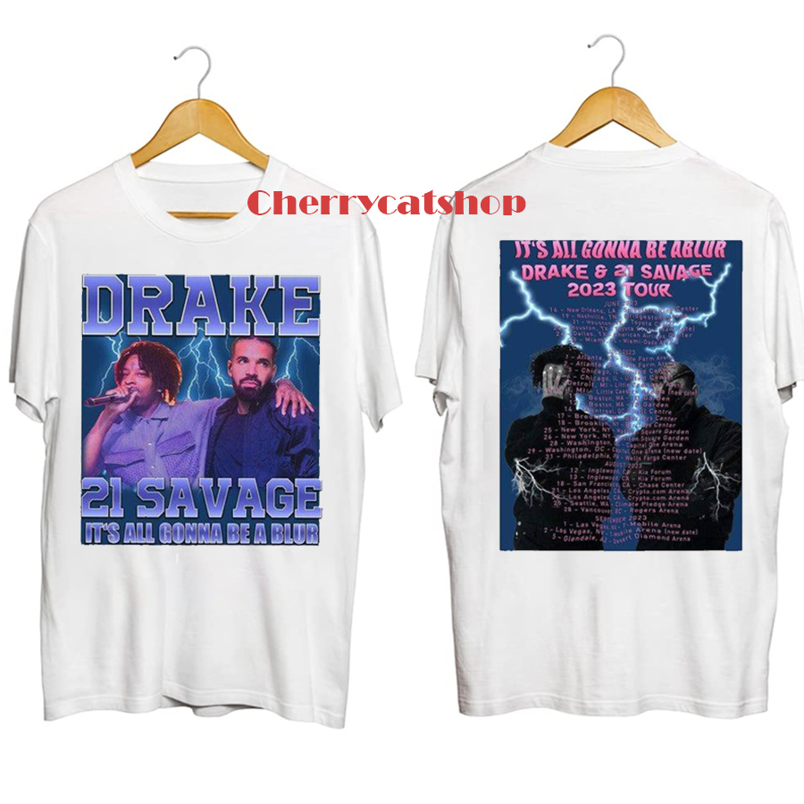New Iluzu Rapper Drake Graphic Shirt Men Women Punk Rock Shirtretro Tops Hipster