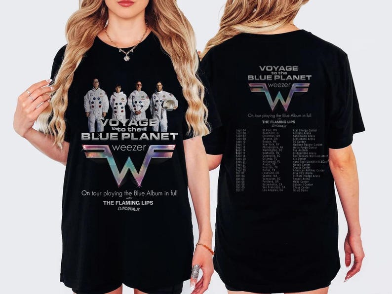 Weezer 2024 Concert Merch, Weezer Band Graphic Shirt, Weezer Band Shirt,Weezer 30th Anniversary Tour 2024 Shirt, Weezer Band Fan Gift Shirt