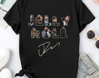 Signature Jelly Roll 90s Vintage T-Shirt, Jelly Roll 2024 Tour Shirt, Jelly Roll Fan Gift, Country Music Jelly Roll Shirt, Jelly Roll Merch