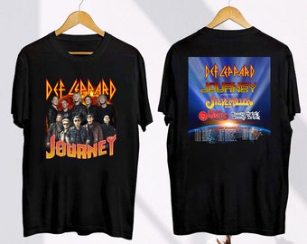 2024 Def Leppard And Journey Summer Stadium Tour Shirt, Def Leppard Fan Shirt, Journey Band Tour 2024 Shirt, Def Leppard And Journey Merch