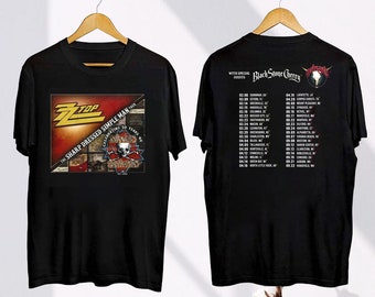 ZZ Top & Lynyrd Skynyrd Shirt, The Sharp Dressed Simple Man Tour 2024, ZZ Top Merch, Lynyrd Skynyrd Merch, Lynyrd Skynyrd Tour, ZZ Top Tour