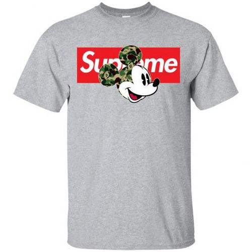 Supreme Disney Mickey Camouflage.Jpeg Man’s T-Shirt Tee